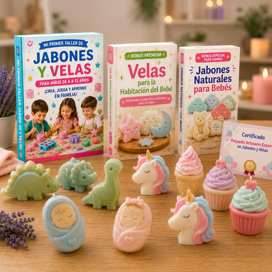 PEQUEÑOS ARTESANOS "Manual de niños para crear jabones y velas"